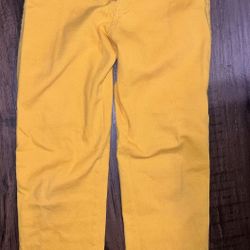 Mustard High Waist Jeans 