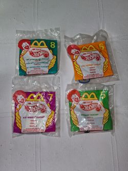 Hot Wheels McDonald's 1998 4 car set