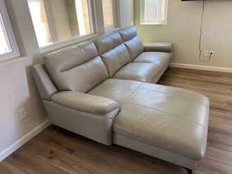 Leather sofa