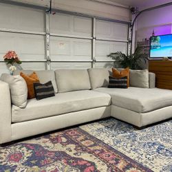 Free Delivery - Pottery Barn Grey Sofa Couch