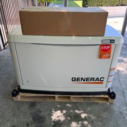 Generac 24,000 Watt - Dual Fuel Air- Cooled Whole House Home Standby Generator, Smart Home Monitorin