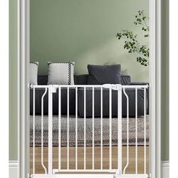 Baby Gate No Drilling, 29"-40" Auto Close Dog Gate Indoor for Doorways & Stairs, Pressure Mounted
