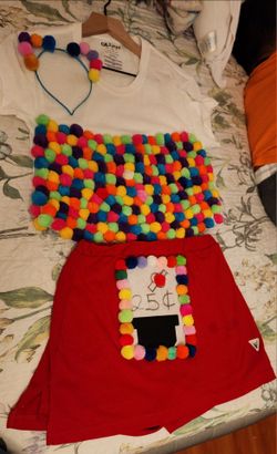 Halloween Bubble gum machine costume