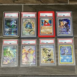 Pokemon graded cards PSA slab lot