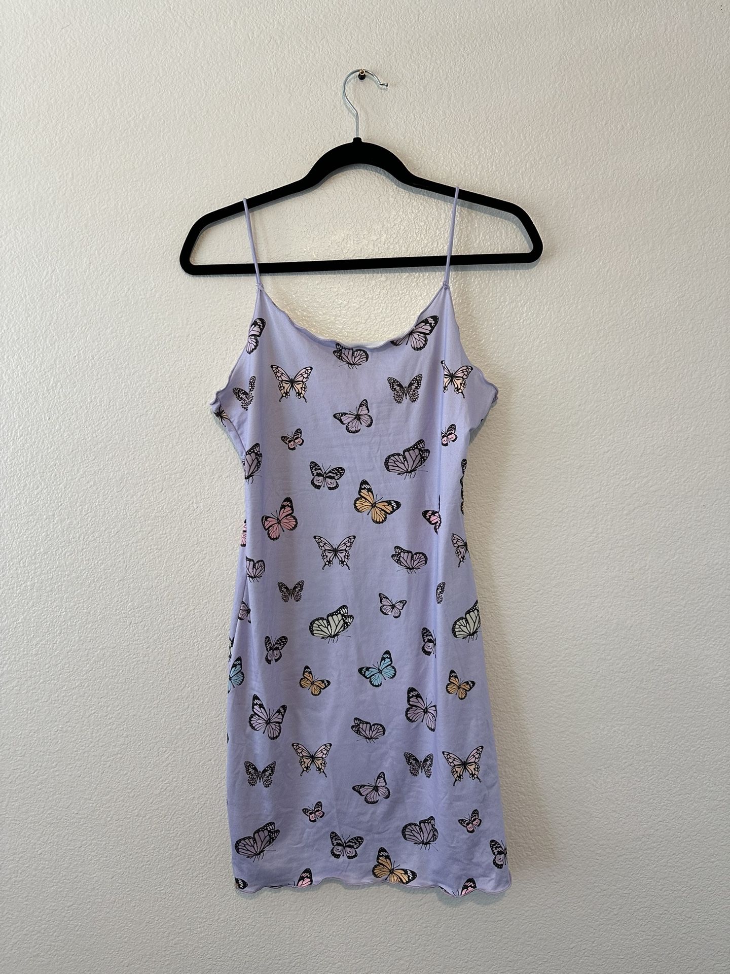 Butterfly Dress Purple Medium