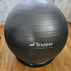 Trideer Exercise Ball Chair,  Yoga Ball With A Base