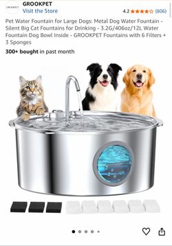 PET water fountain