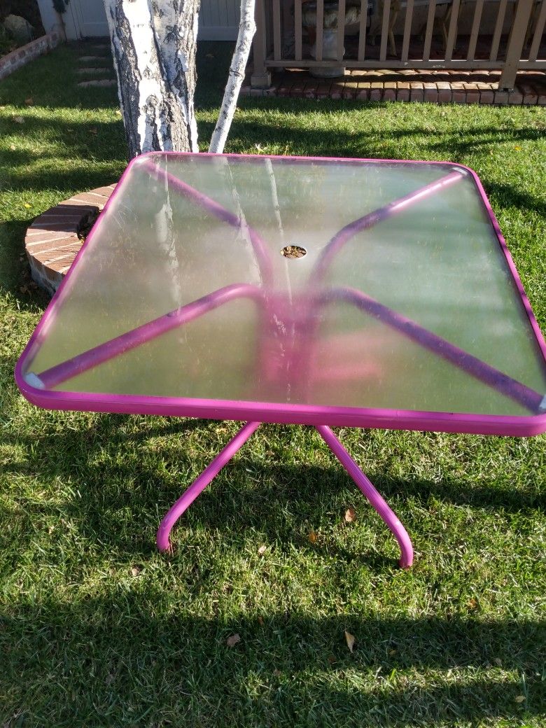 Pink Table