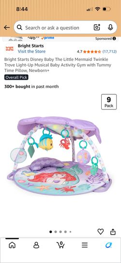 Bright stars play mat Little mermaid