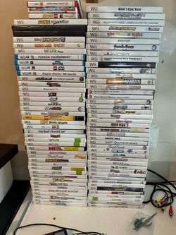 Large Lot of Nintendo Wii & Wii U Games