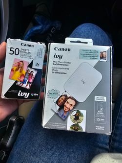 Canon Ivy mini sticker printer 2nd Generation - 50 sticker refill box