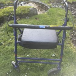 Walker With Seat