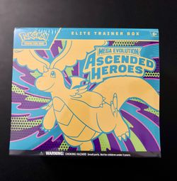 Pokémon Mega Evolution Ascended Heroes ETB Trading Card - Brand New