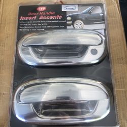 TFP 460KE StainlessChromed Door Handle Cover For Ford F-150 2Dr 4Ps