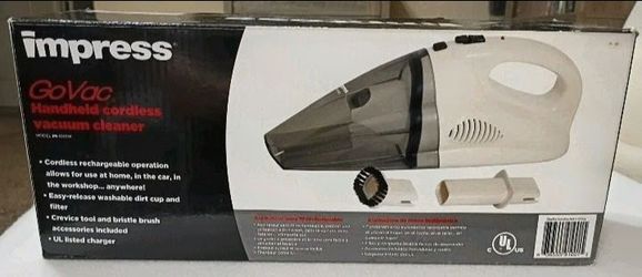 Impress Handheld Cordless Vacuum Cleaner Hand Vac Excellent