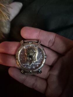 Vintage Brittania Quartz JFK Half Dollar Coin Watch - No Strap