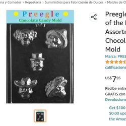Chocolate Mold For Dia De Muertos $4