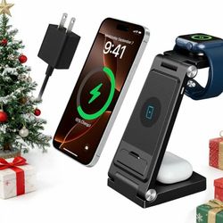 New 3 in 1 portable wireless fast charger