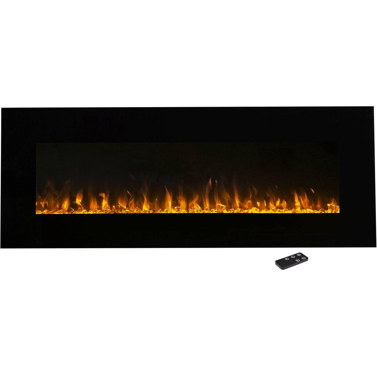 Northwest Wall-mounted 54-inch Electric Fireplace with Remote