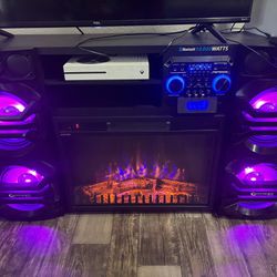 Bluetooth Sound System &  Electric Fire Place 