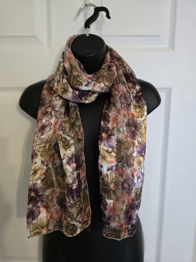 Scarf New Silk 60x13 Inch