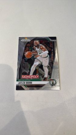 Jaylen Brown Basketball Monopoly Card Celtics