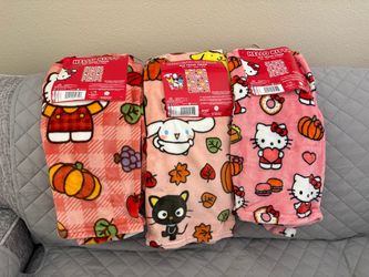 Hello Kitty Fall Baby Blankets