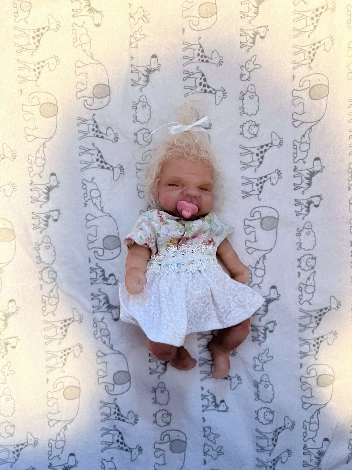 Full Body Silicone Mini Reborn Baby Girl Doll