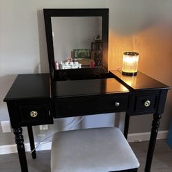 Vanity With Stool
