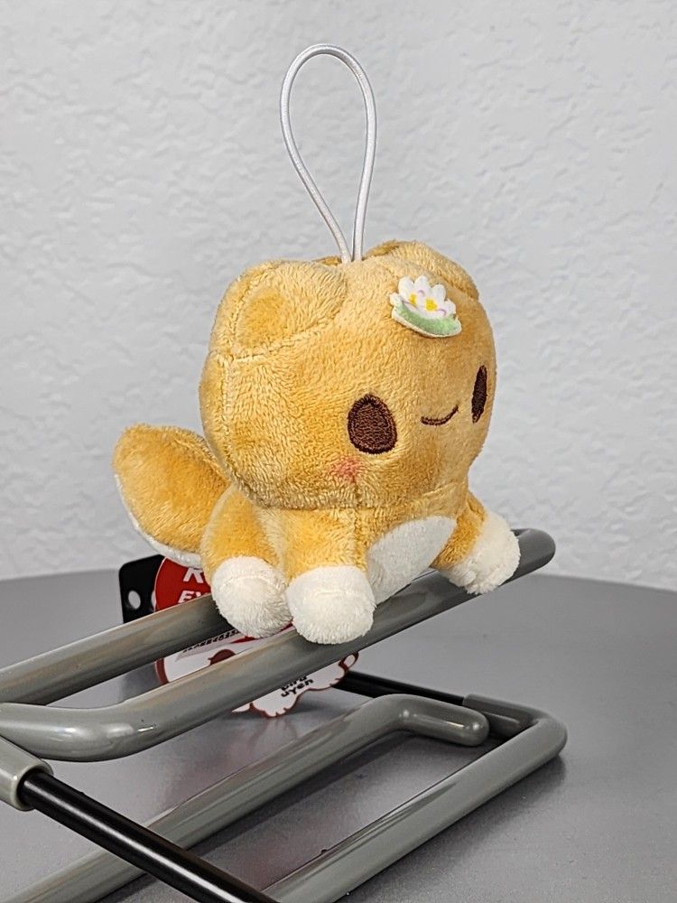 3" Bird Uyen Orange Nymphaea Newt Keychain Charm Plush
