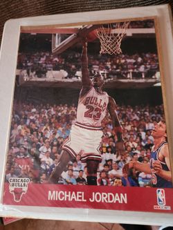 Michael Jordan 1990 NBA Hoops Photo