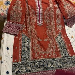 Beautiful Pakistani Branded Three Pieces Siut