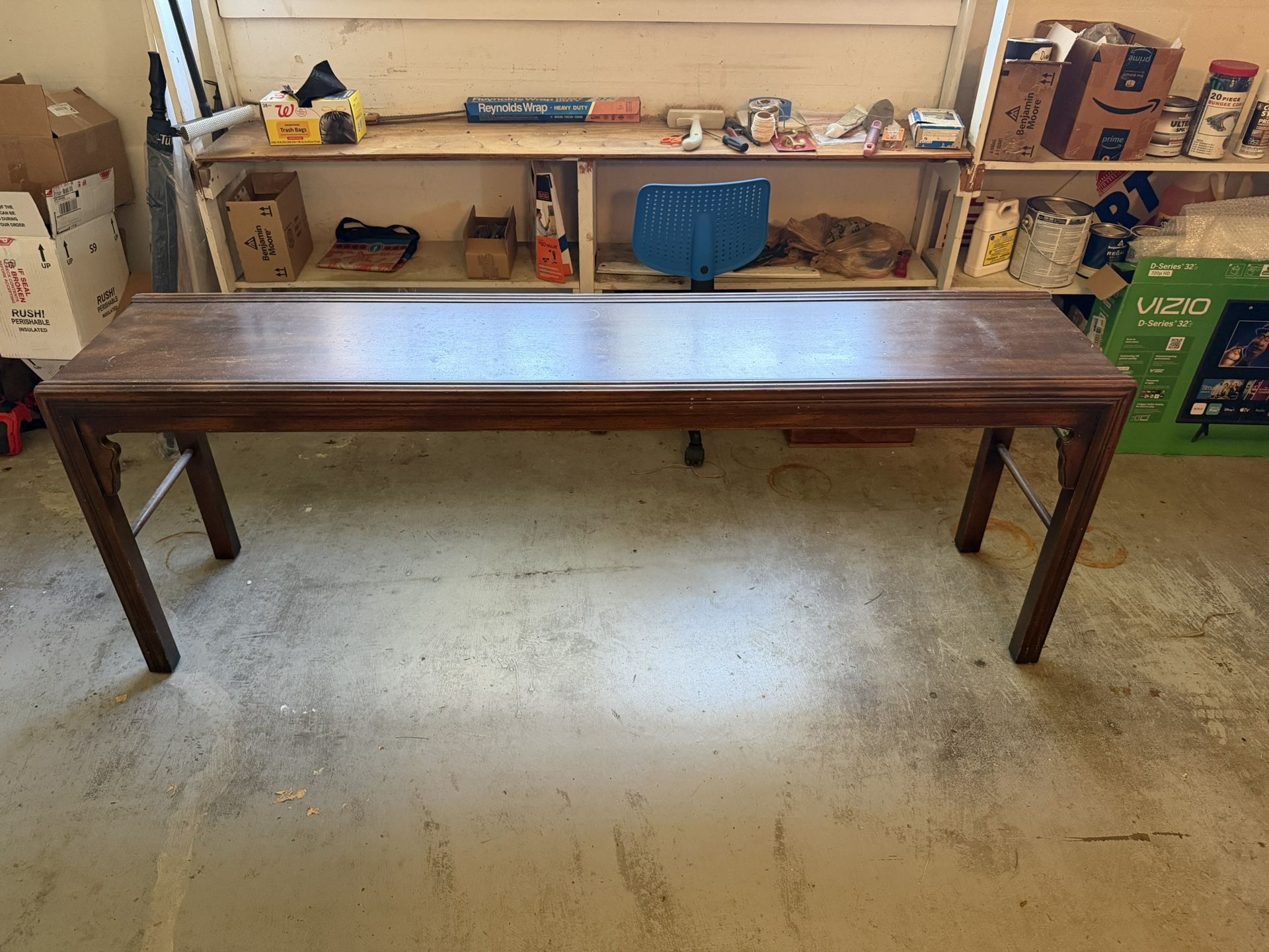 6ft Entry Way Table