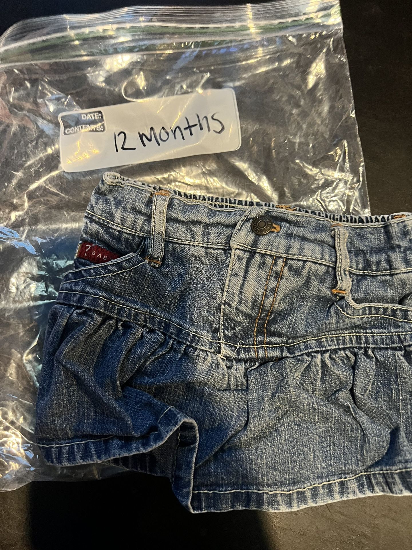 Guess Baby Skirt With Diaper Cover Size 12 Months