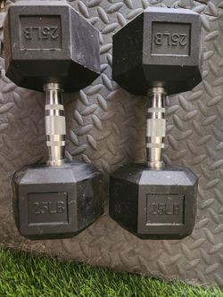 2x25 dumbells