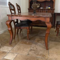 VINTAGE WOODEN DINING TABLE
