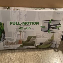 Sanus Accents Brand Full Motion Tv Wall Mount 42” -85 $125.OBO