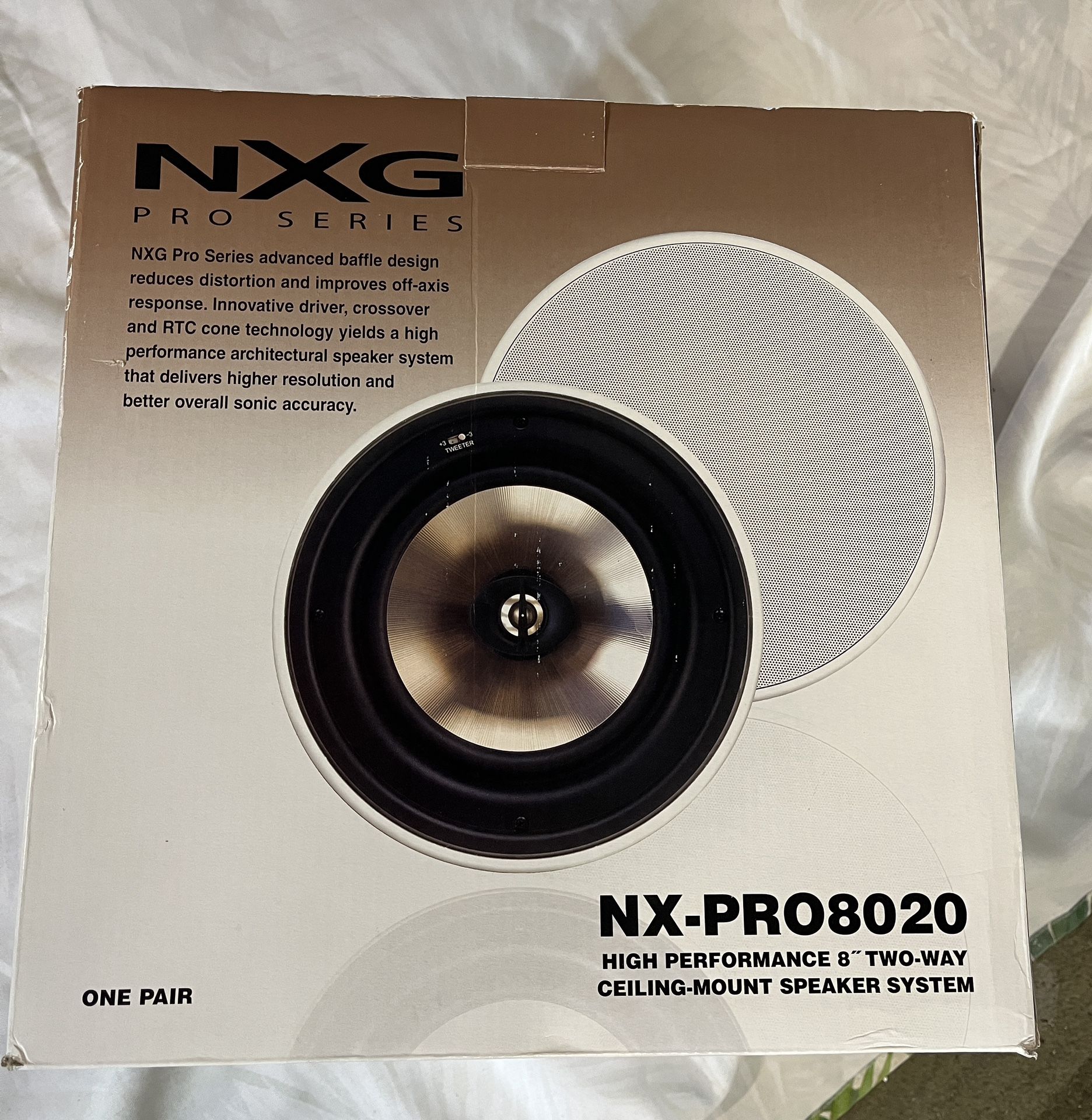 Speakers 8” In Wall Or Ceiling NXG Pro 8020