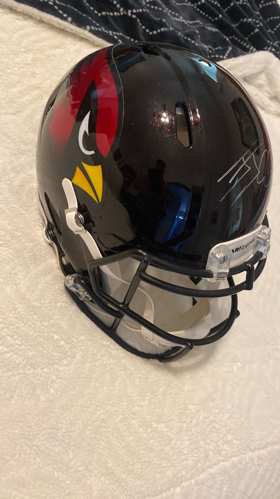 JJ Watts AZ Cardinals Signed Authentic Full Sized Helmet