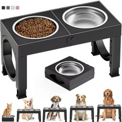Xiaz Elevated Dog Bowls