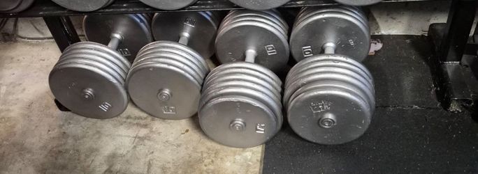 Pro style dumbbell