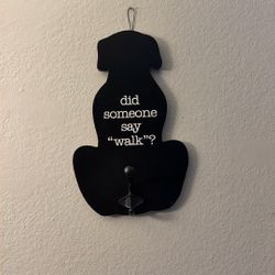 Dog Plaque / Leash Holder 