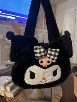Kuromi Plush Tote Bag