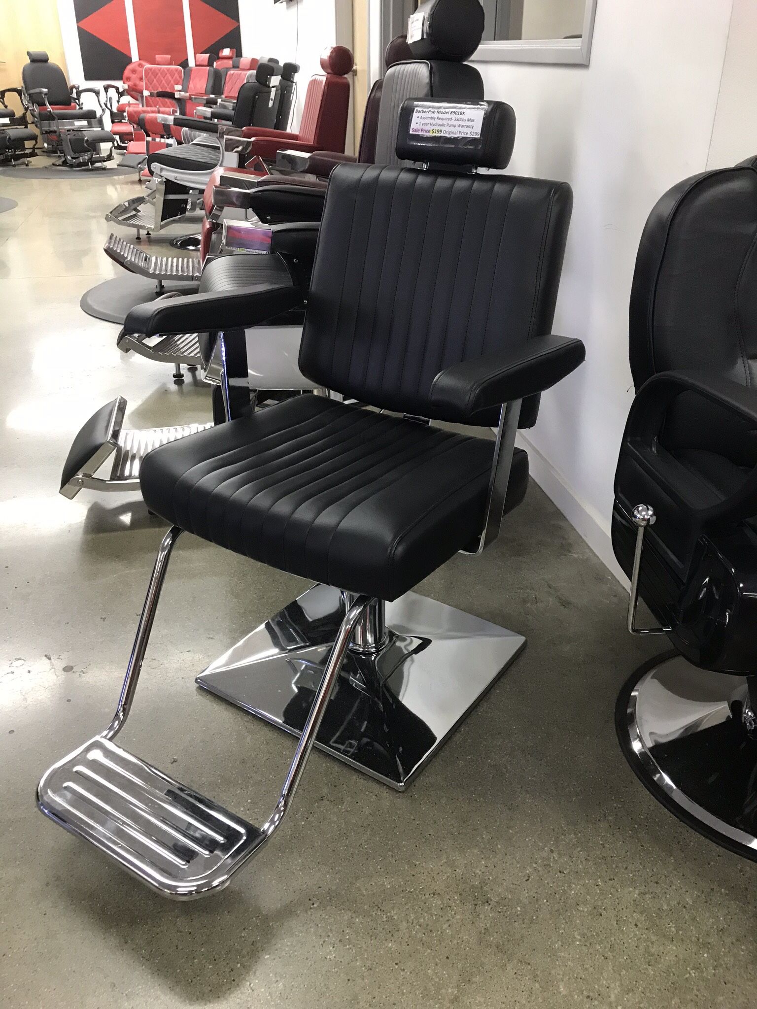 All Purpose Hydraulic Recline Barber Chair Salon Chair Beauty Hair