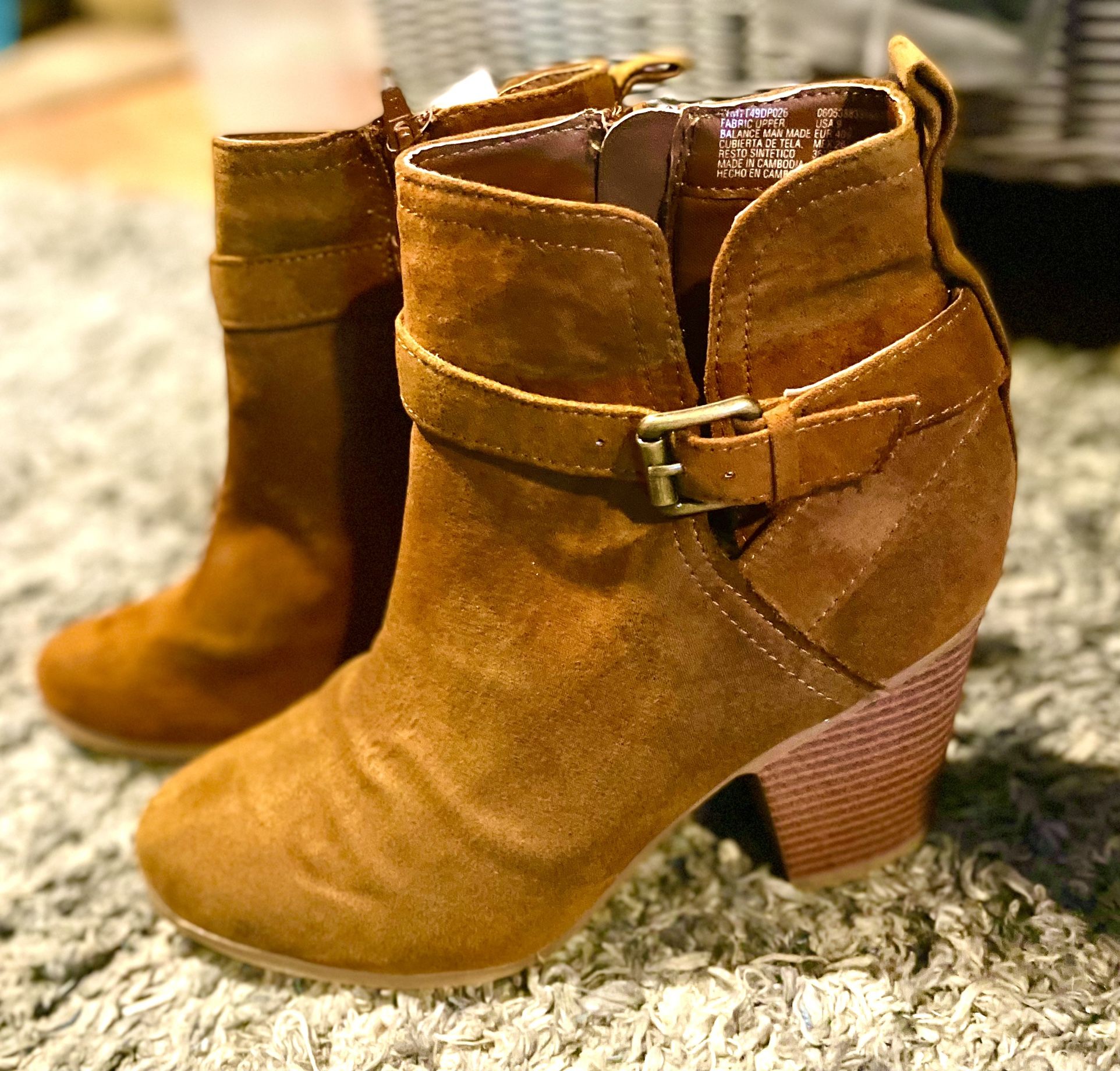 Time And True Suede Boots 9medium