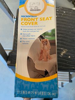 New Front seat cover for pet or children lol