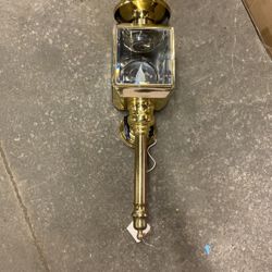 Rectangular Brass Carriage Light