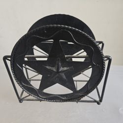 Texas Star Tin Napkin Holder