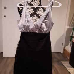 Size 10 Black & Gray Party Dress