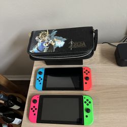 Two Nintendo Switches 